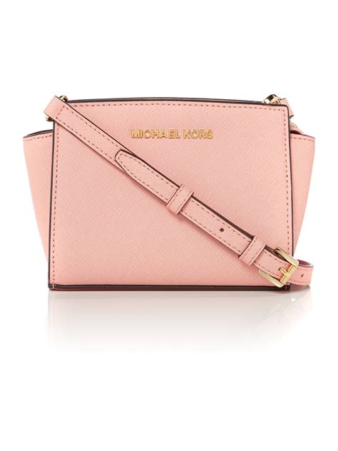 michael kors selma pink mini crossbody bag|Michael Kors small crossbody handbags.